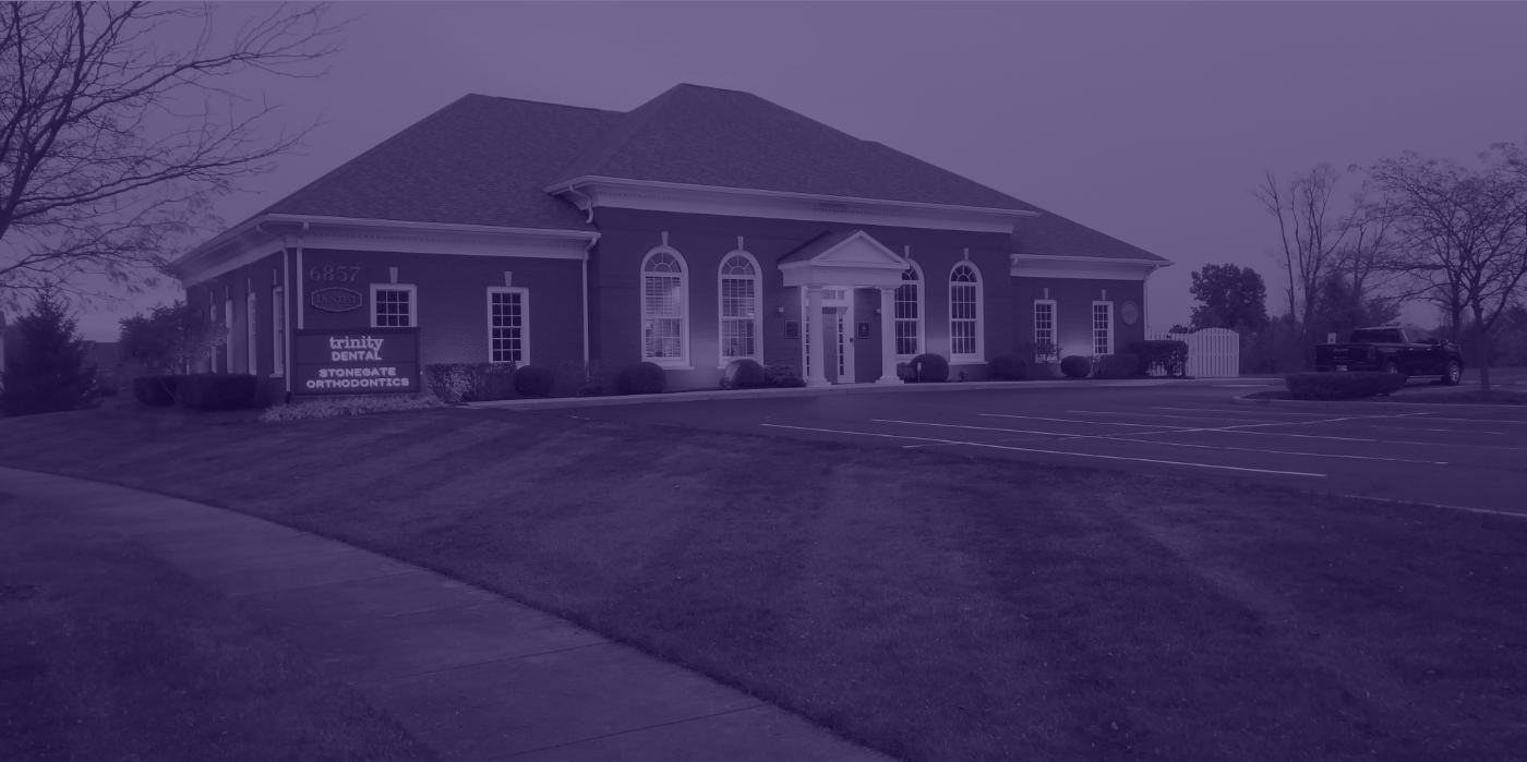 Outside view of Trinity Dental office building in Zionsville