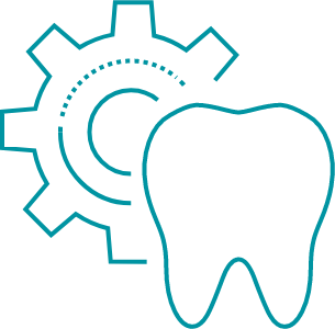 Animated tooth and cog