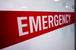 emergency room sign